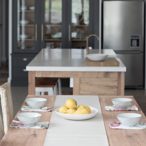 Cream Table Runner