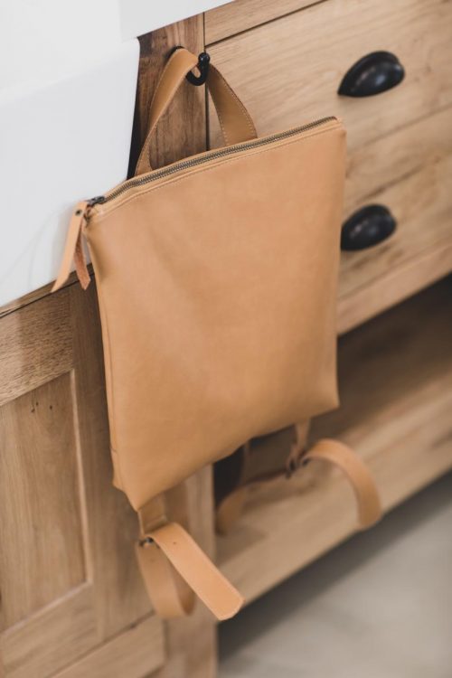 Vegan Leather Backpack