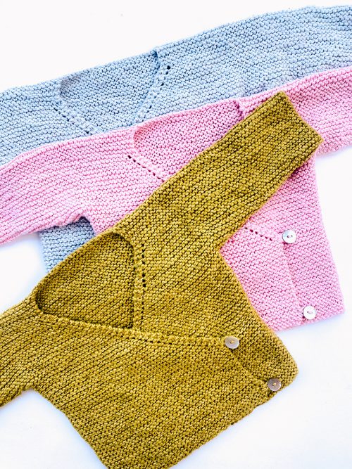 Cross Over Wool Baby Jersey